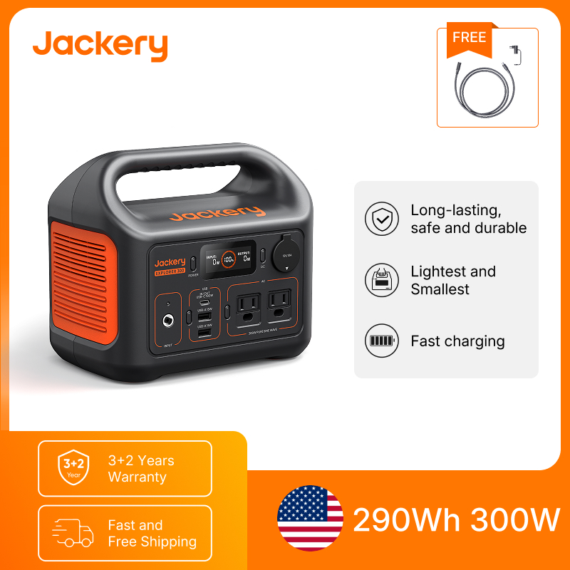 Solar Generator - Jackery Portable Power Station Explorer 300New