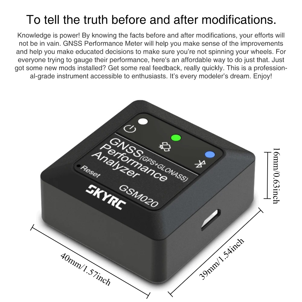 SKYRC GSM020 GNSS Performance  - Energy Monitor Meter review and price