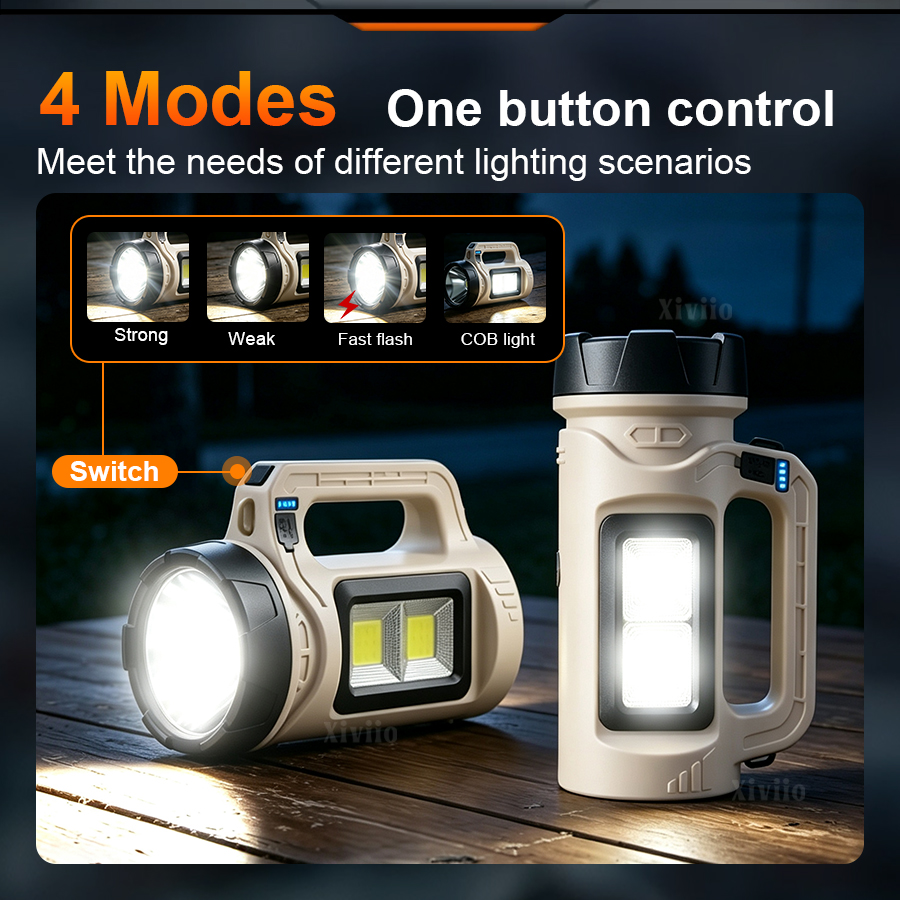 Multiscene Handheld LED Torch  - Solar Generator review and price