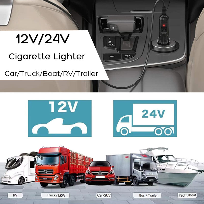 2m/6.5Ft Car Cigarette Lighter - Portable Power Station review and price