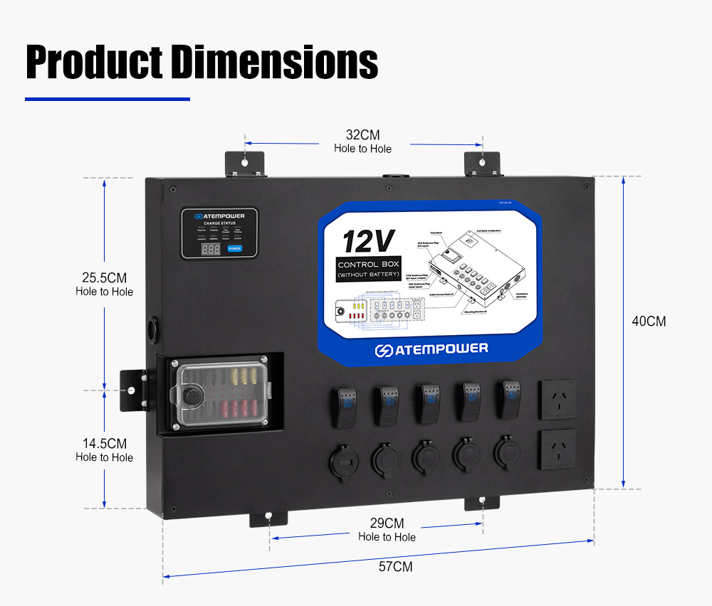 Camping Dual Battery System In - Solar Panel 200W review and price
