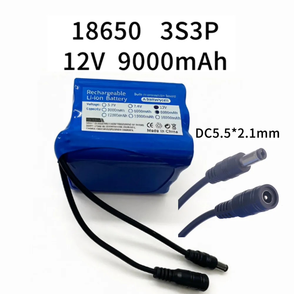 12V 9000mAh 3S3P lithium-ion b - Lithium Battery 12V review and price
