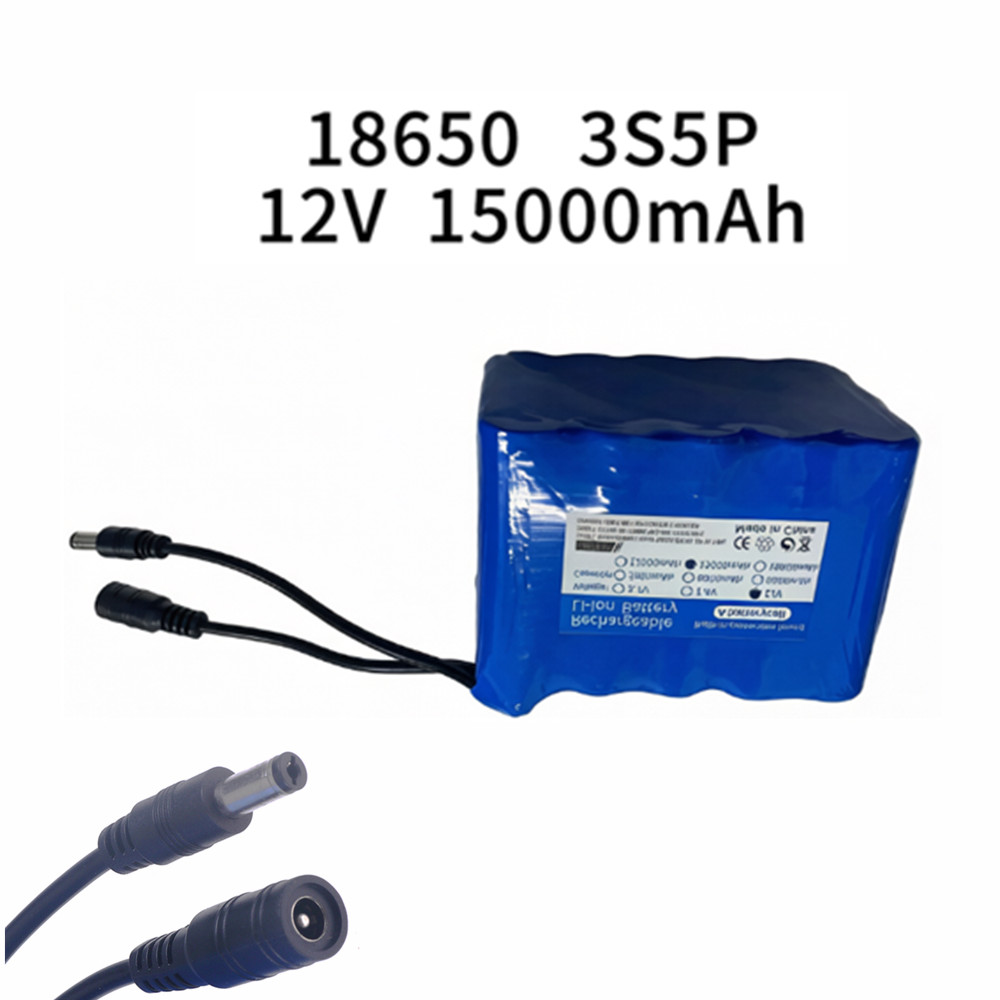Fishing Battery 12v 3S5P 15Ah  - Lithium Battery 12V review and price