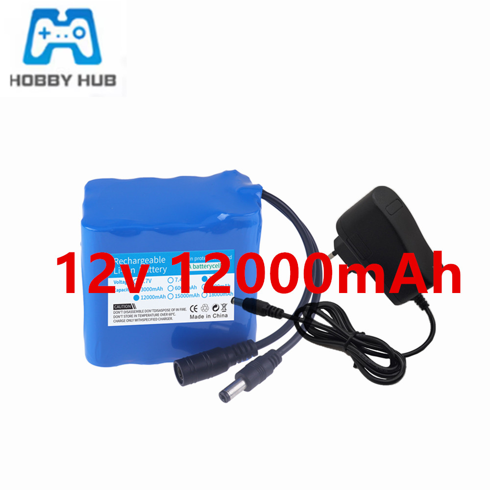 12V 12000mah Battery 3S4P Real - Lithium Battery 12V review and price